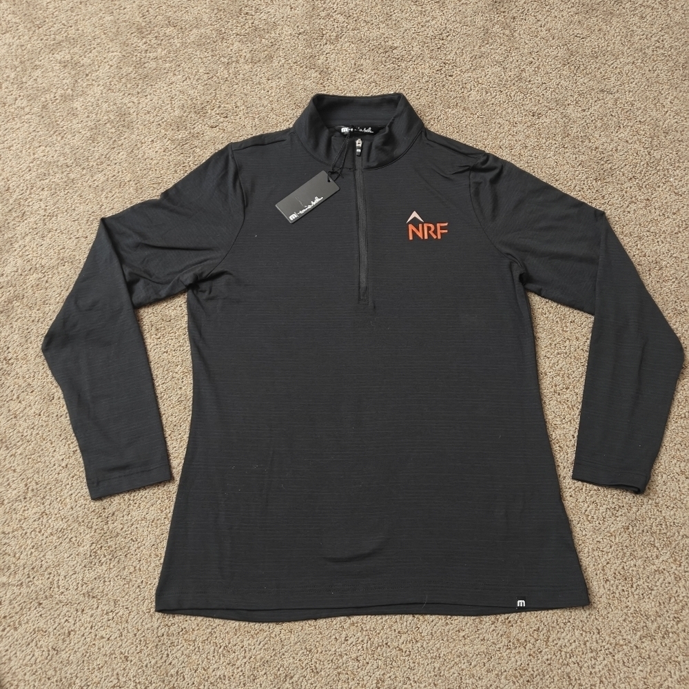 Women's Travis Mathew Crestview 1/4-Zip | Black | Sz: M - Picture 3 of 11
